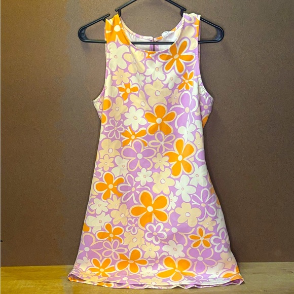 ****SOLD*****🌸🌻Vintage-Inspired Floral Cut-Out Dress – Cotton On – Size L - Picture 1 of 4